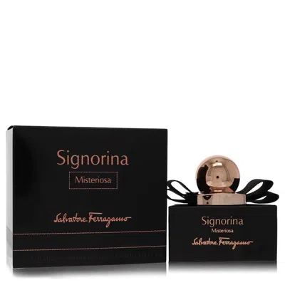 Ferragamo 3pcs Perfume Gift Sets - Signorina Misteriosa By Salvatore  Eau De Parfum Spray 1 oz For Wo In Transparent
