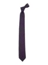 Ferragamo Multicolor Tie With All-over Print In Silk Man In Multicolor