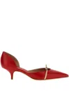 Ferragamo Gyoia Pointed High Heels In Red