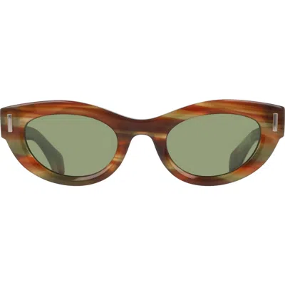 Ferragamo 49mm Small Cat Eye Sunglasses In Multi