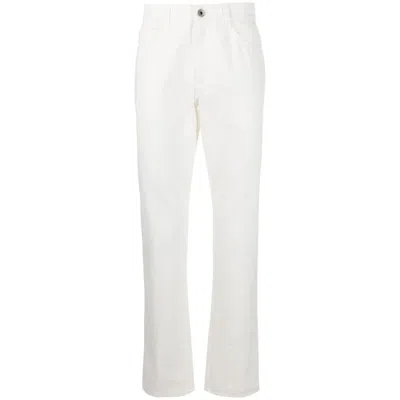 Ferragamo 5 Pocket Trousers In White