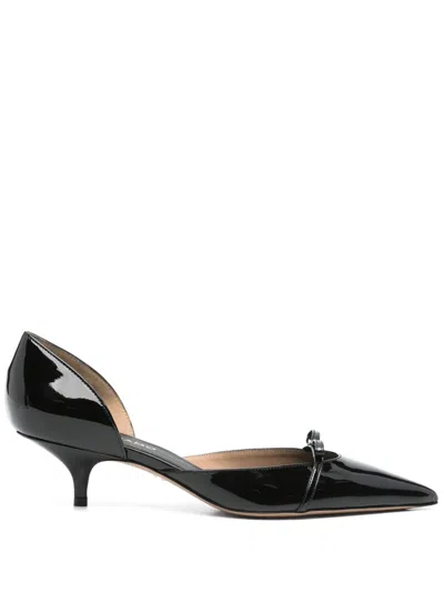Ferragamo 50mm Bow-detail Pumps In Black