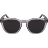 Ferragamo Classic Logo Keyhole Sunglasses, 50mm In Transparent Grey
