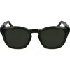 Ferragamo 50mm Modified Rectangular Sunglasses In Transparent Khaki