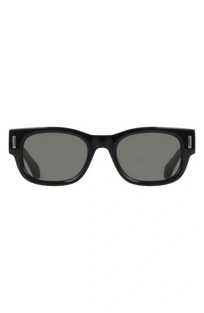 Ferragamo 51mm Modified Rectangular Sunglasses In Black
