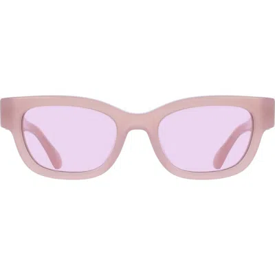 FERRAGAMO FERRAGAMO 52MM MODIFIED RECTANGULAR SUNGLASSES