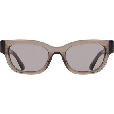 FERRAGAMO FERRAGAMO 52MM MODIFIED RECTANGULAR SUNGLASSES