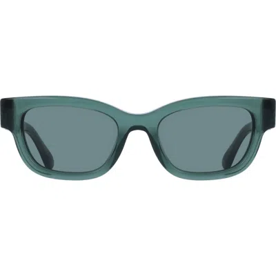 FERRAGAMO FERRAGAMO 52MM MODIFIED RECTANGULAR SUNGLASSES
