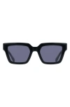 Ferragamo 52mm Square Sunglasses In Black