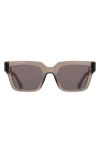 Ferragamo 52mm Square Sunglasses In Transparent Brown