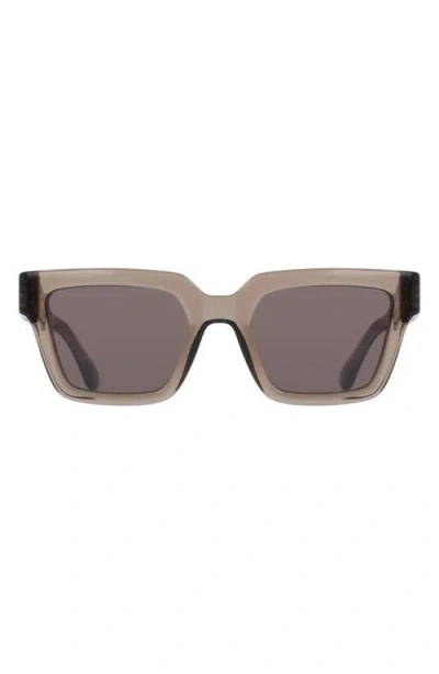 Ferragamo 52mm Square Sunglasses In Transparent Brown