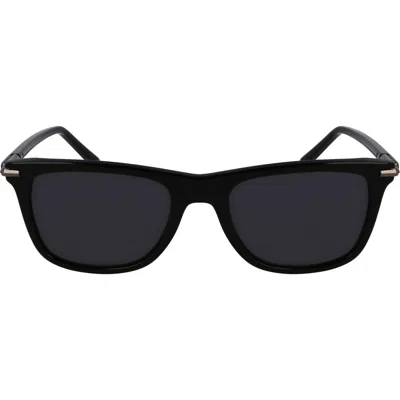 Ferragamo 54mm Modified Rectangular Sunglasses In Blue