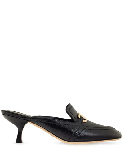 Ferragamo Ophelia 55 Bow-embellished Slingback Pumps In Black