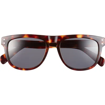 Ferragamo 55mm Gancini Teacup Sunglasses In Brown