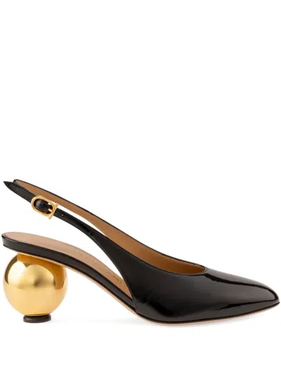 Ferragamo 55mm Spherical-heel Pump
