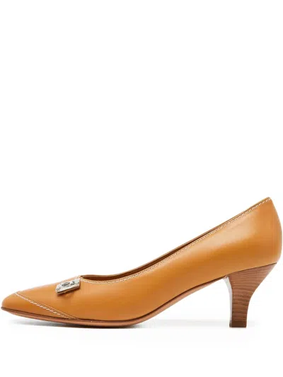 Pre-owned Ferragamo 60mm Fresia Pumps