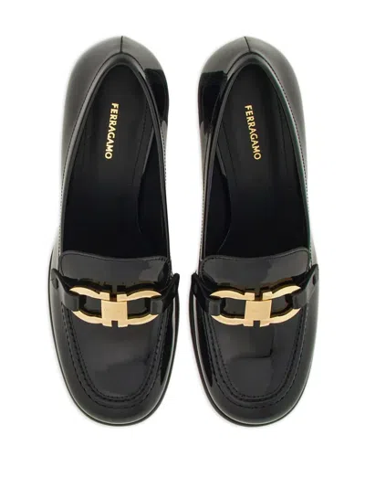 Ferragamo 60mm Gancini-buckle Patent Leather Pumps