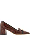Ferragamo 60mm Gancini Leather Pumps