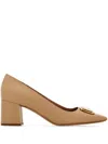 Ferragamo 60mm New Vara Pumps In Neutrals