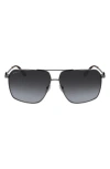 Ferragamo 62mm Oversize Gradient Navigator Sunglasses