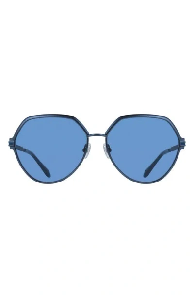Ferragamo 62mm Oversize Tea Cup Sunglasses In Blue
