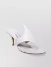 Ferragamo Lyrai Leather Mules In White