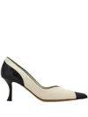 Ferragamo 70mm Leather Pumps