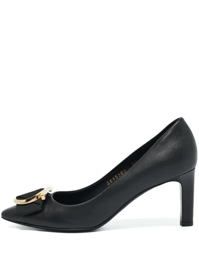 Pre-owned Ferragamo 70mm Leather Pumps