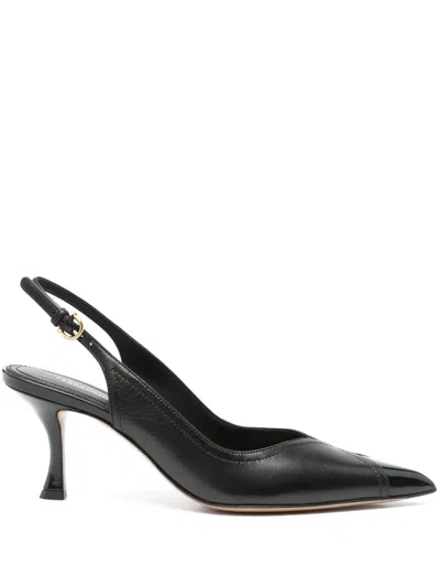 FERRAGAMO 70MM LEATHER PUMPS