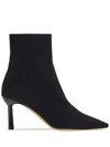 Ferragamo 70mm Pointed Toe Boots In Black