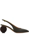 Ferragamo Spherical Heel Slingback Pump