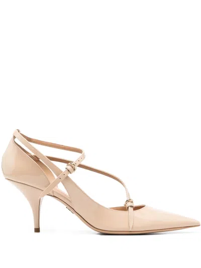 Ferragamo 70mm Strappy Pump In Neutrals
