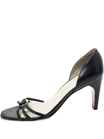 Pre-owned Ferragamo 75mm Leather Open-toe Sandals