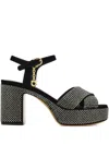 Ferragamo Crystal-embellished Platform Sandal