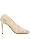 Ferragamo Sand Mesh Sol 95 Pumps In Multi