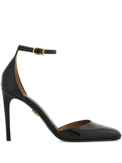 Ferragamo 90mm Patent-leather Pumps In Multi