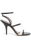Ferragamo Ariel 95 Buckle Detail Stiletto Heels In Black