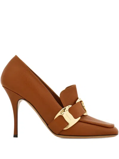 Ferragamo 95mm Maxi Vara Pumps