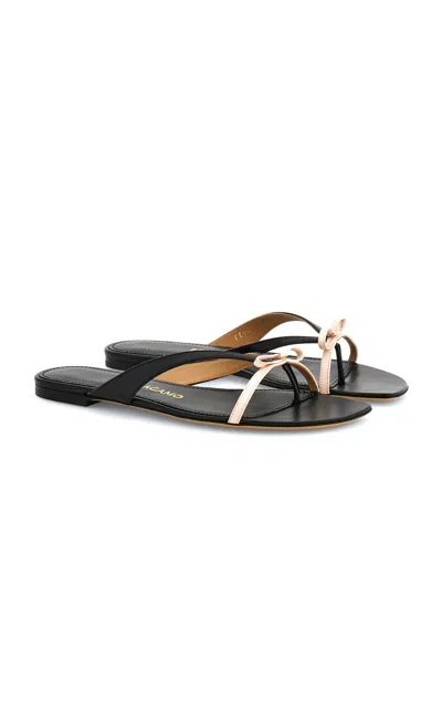 Ferragamo Abibi Leather Sandals