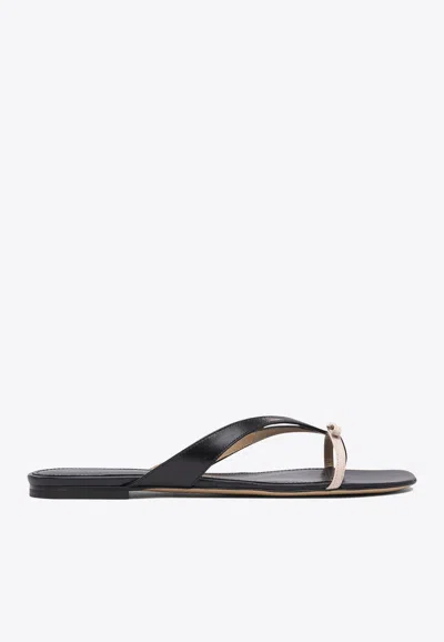 FERRAGAMO ABIBI MINI BOW FLIP FLOPS