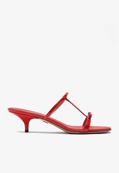 FERRAGAMO ABILI 40 MINI BOW SANDALS