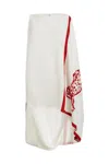 Ferragamo Asymmetric Midi Dress In 149