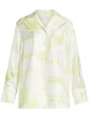 Ferragamo Abstract-print Shirt In White