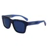 Ferragamo Blue Acetate Sunglasses In Blue