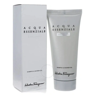 Ferragamo Acqua Essenziale Colonia / S.  Shampoo / Shower Gel 3.4 oz (100 Ml) (m) In White