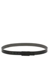 Ferragamo Adjustable And Reversible Belt For Men In Black