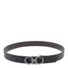 Ferragamo Adjustable And Reversible Gancini Belt
