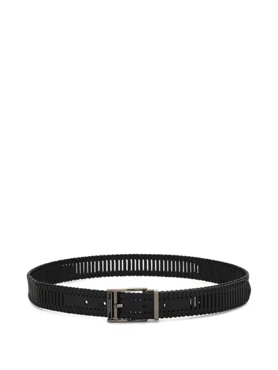 Ferragamo Adjustable Belt In Black