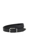 Ferragamo Adjustable Belt In Black