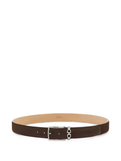 Ferragamo Adjustable Belt In Brown